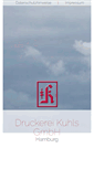 Mobile Screenshot of druckerei-kuhls.com
